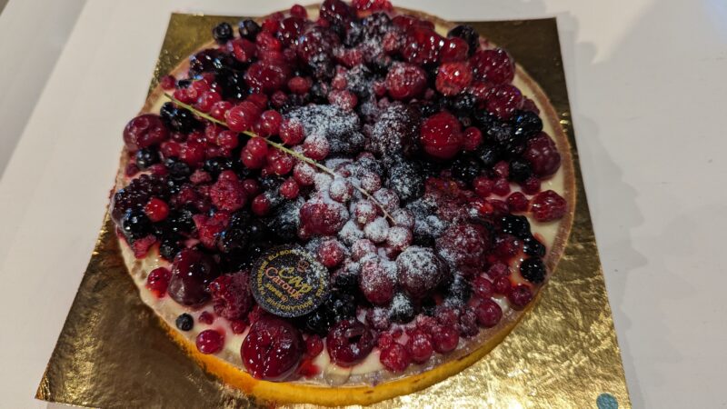 Tarte cocktail fruits rouges 6p
