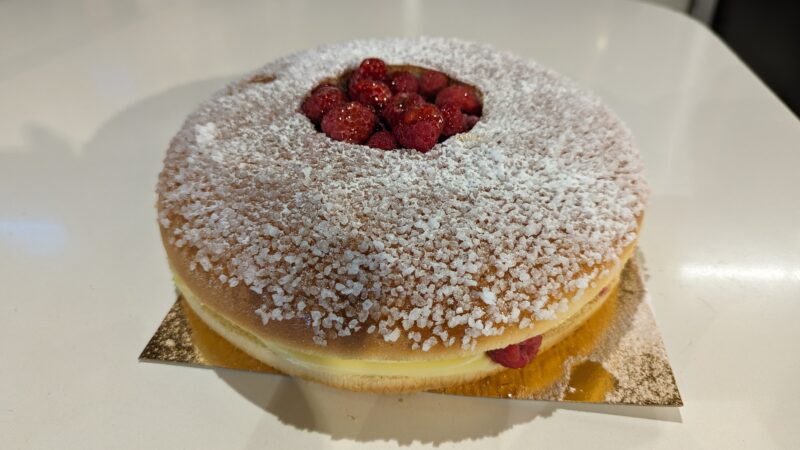 Tropézienne framboise 6p