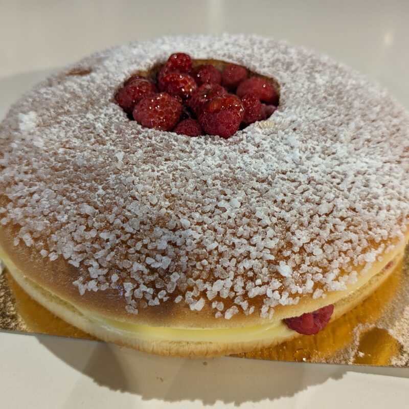 Tropézienne framboise 6p